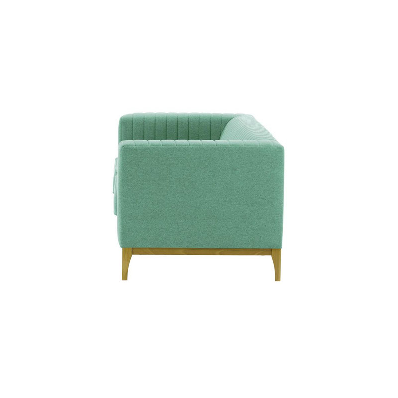 Antowine 2 Seater Sofa, Blue Polyester