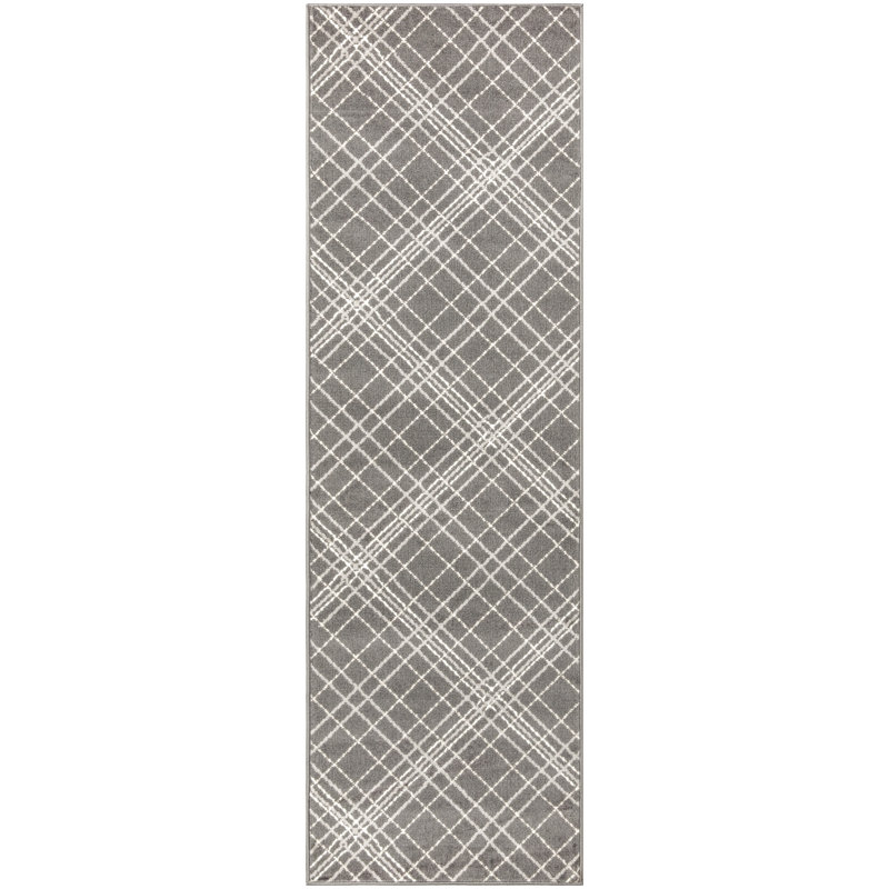Plaid Indoor Rug, Rectangle 2'3" x 7'3"