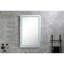 Grand miroir de salle de bain à DEL à brouillard à intensité variable 36 po x 28 po - 3 couleurs, mémoire, fixation murale pour application de maquillage à intensité variable, meuble-lavabo
