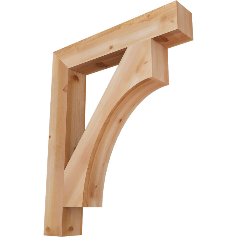 Support de bloc lisse Westlake l 5 5 po x P 36 po x H 44 po Westlake, Cèdre rouge, H 44 po x l 5,5 po x P 36 po