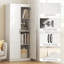 Armoire de cuisine avec charnières à fermeture douce blanc