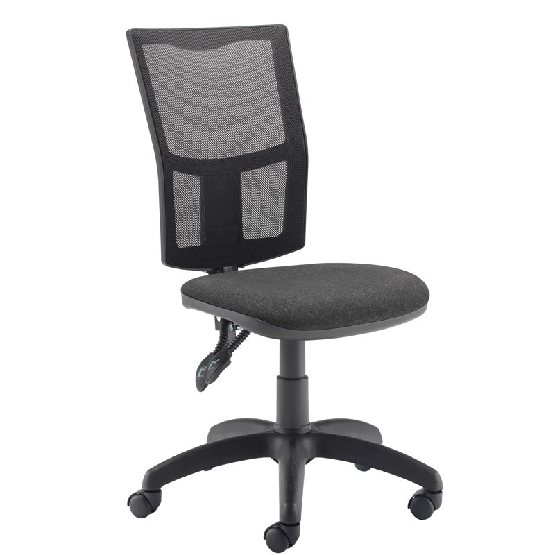 Hathaway Polyester Blend Office Chair, Charcoal