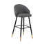 Chaise de bar en cuir Keliyah-148211008