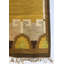 Tapis à tissage plat brun / beige / jaune Mid-20e siècle rétro par Ingegerd Silow 6 pi 6 po x 9 pi 3 po