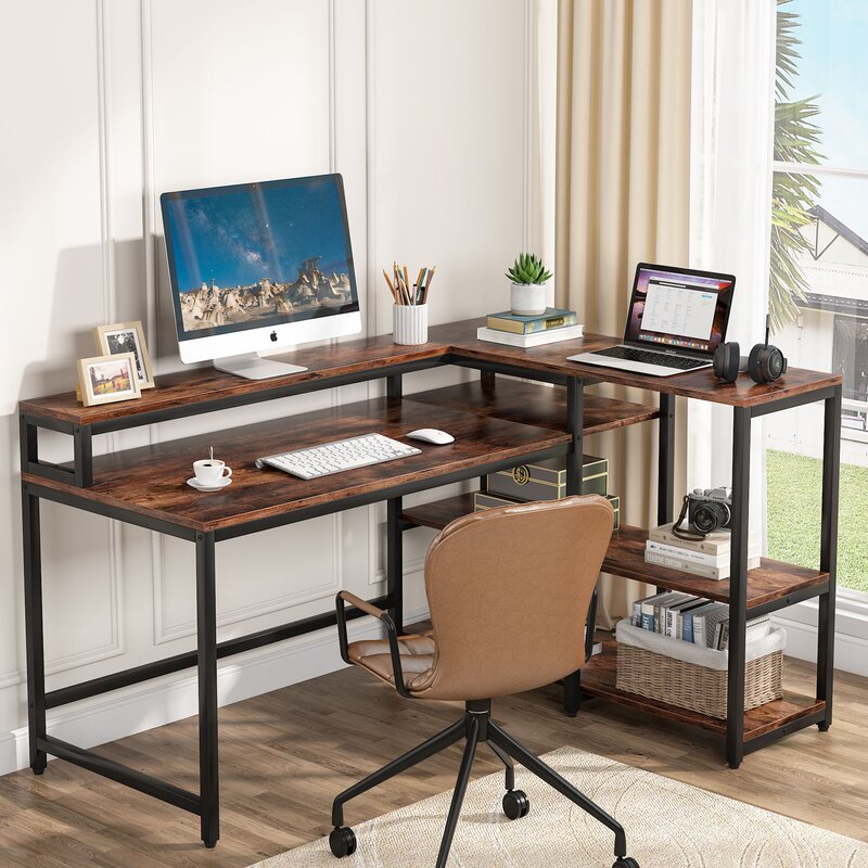 17 Stories Eleftherios 55'' Desk & Reviews | Wayfair