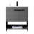 30'' Single Bathroom Vanity with Vitreous China Top-309395327