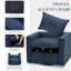 Fauteuil pivotant rembourré de 34 po de largeur avec coussin dodu-620788570
