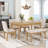Balmain Akhiya Rectangular 60'' L x 36'' W Dining Set,dining table set,dining room set-1244631973