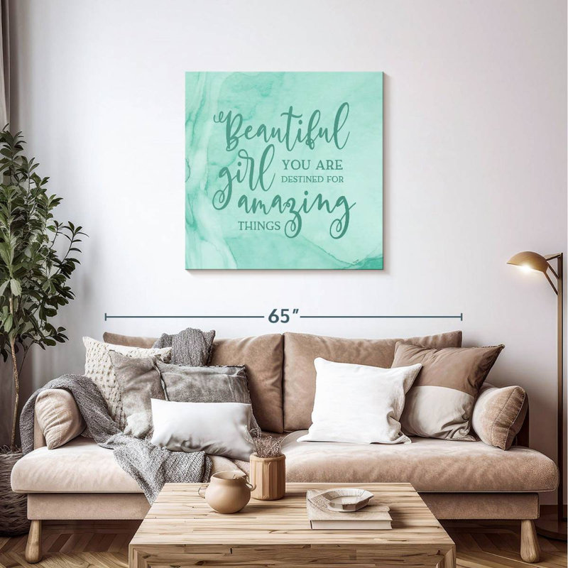 Tergel Girl Inspired - Incroyable, H 36 po x l 36 po