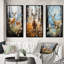 «Deer Graceful Fawn Pastoral», 3 pièces-2059208906-2059208904