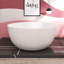 Baignoire ronde en acrylique blanc simple moderne