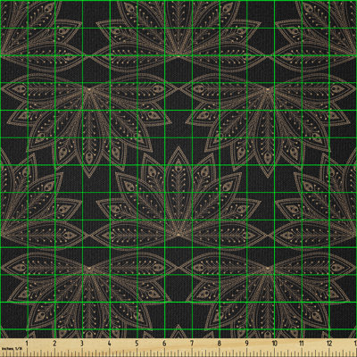 Coula Peacock Bohemian Feathers Multi-Purpose Fabric
