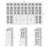 86.7'' H X 118'' W Book Cabinet Storage Bookcase Set-1026151211