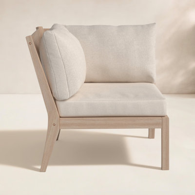 Amina Acacia Patio Lounge Chair