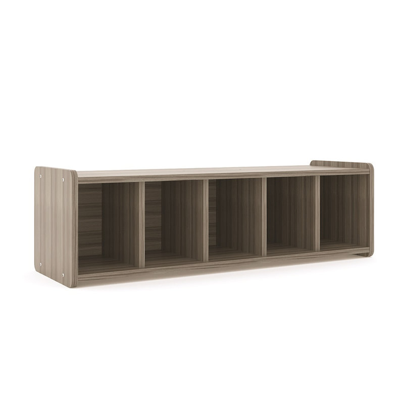 Banc à livres 5 compartiments Tot Mate, Oui, Gris