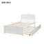 Lit plateforme simple avec lit gigogne