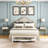 Toby Mirrored Nightstand 1-Drawer Metal Frame-legs