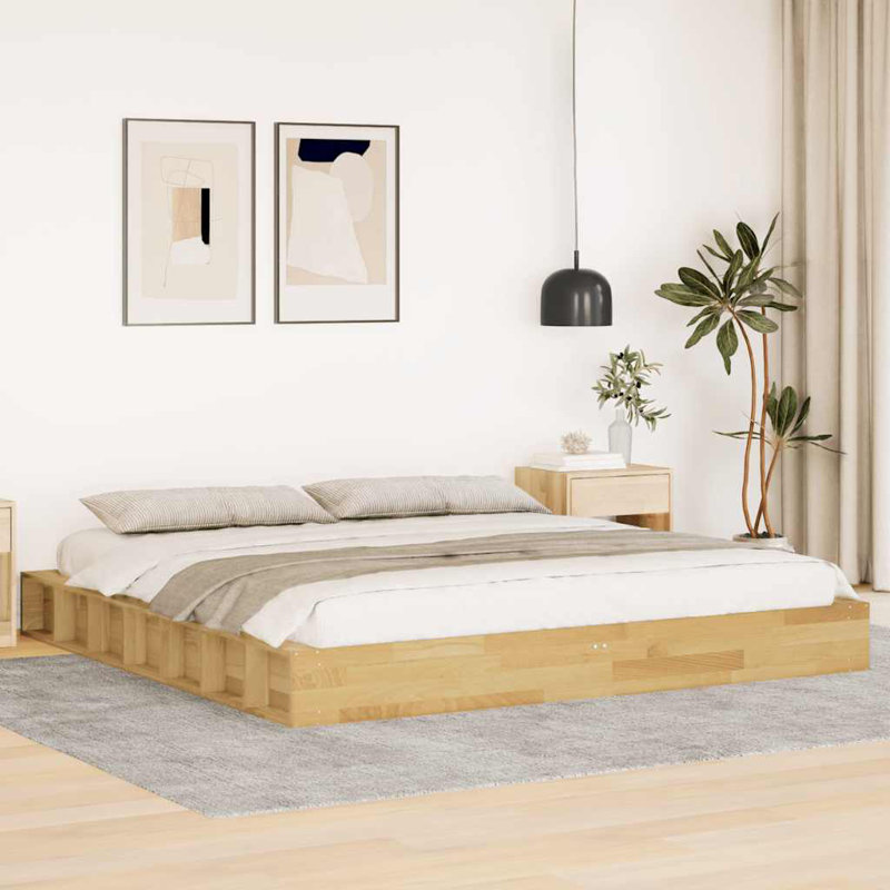 Solid Wood Bed, Super King (6')