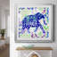 Painted Elephant I - Peinture encadrée-53449517-53449518
