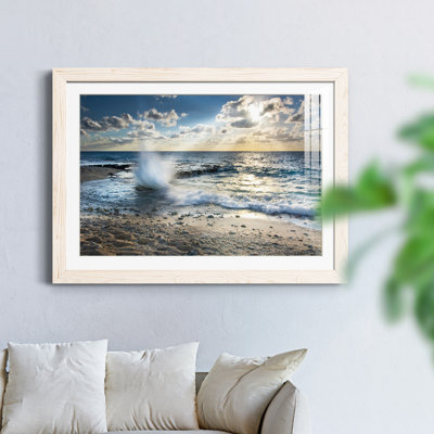 Caribbean Sundown - Photographie avec cadre photo