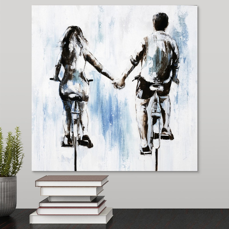 « se déporter sur », peinture sur toile, Toile tendue, H 16 po x l 16 po x p 1,25 po