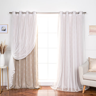 Rideau obscurcissant en polyester Kariyah