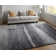 Ramiro Transitional Abstract, Grey/Blue/Ivory Area Rug