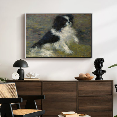 Tama, le chien japonais, v. 1876 - Pierre-Auguste Renoir, toile tendue avec châssis