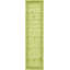 Tapis vert clair à motif botanique Godina-29199638