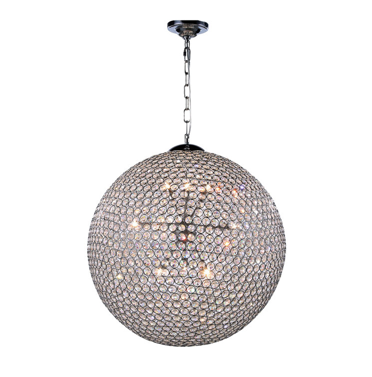 Ja 12 - Light Dimmable Globe Chandelier