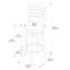 Tabouret de bar et de comptoir pivotant Aonghas-580829836