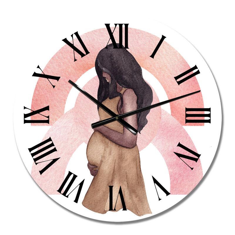Jeune horloge murale Glam, Petit