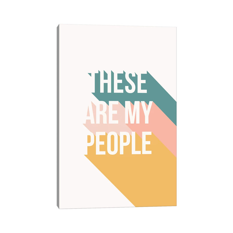 My People - Wrapped Canvas Print, 30.48cm H x 20.32cm W x 1.91cm D