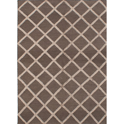Phyllida One-of-a-Kind 7'1" New Age Square Silk Area Rug in Grey