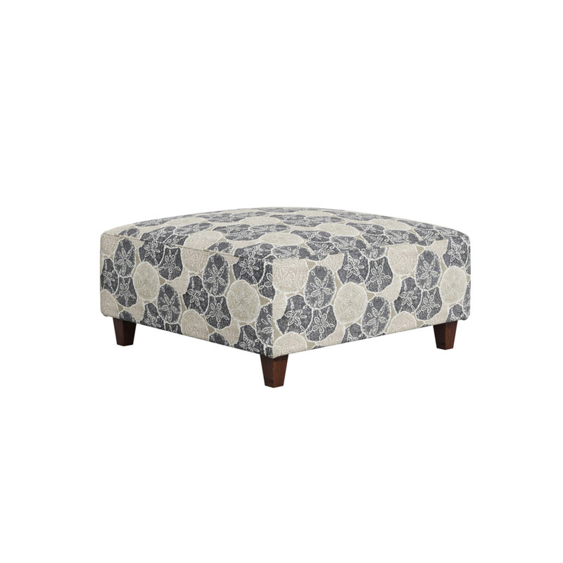 Repose-pieds Eurielle, Option de tissu gris / beige