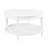 Mayall 30" No Tools Round Coffee Table with Shelf-1614993162