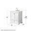 Ensemble de meuble-lavabo simple avec comptoir en quartz Deborah-92725498-92725499-98078314