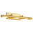 Adjustable Arm Wall Sconce With Gold Finish, 24-Inch Wide Modern Swing Arm Wall Light-673719292