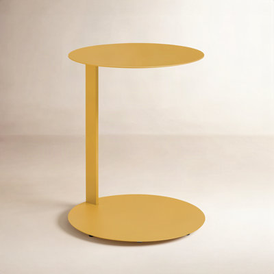Note Steel Top End Table