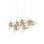 Tura 7-Light Glass Rectangular Pendant