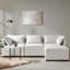 Repose-pieds modulaire moderne avec tissu performant