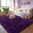 6x9 ft Grape Purple Shag Area Rugs for Living Room, Non-Slip Indoor Modern Plush Shag Carpets-1976227532