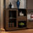 Retro simple storage coffee table TV cabinet set