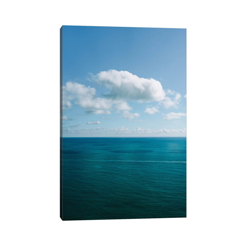 Amalfi Coast Ocean View VI 1 Piece Wall Art on Canvas, 30.48cm H x 20.32cm W x 1.91cm D, Wrapped Canvas