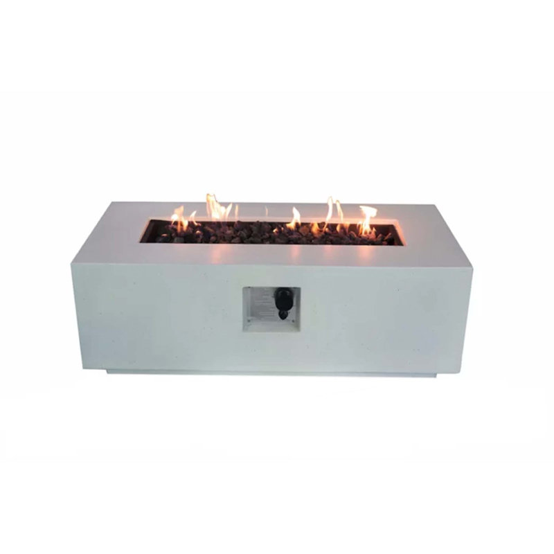 Concrete Propane Outdoor Fire Pit Table