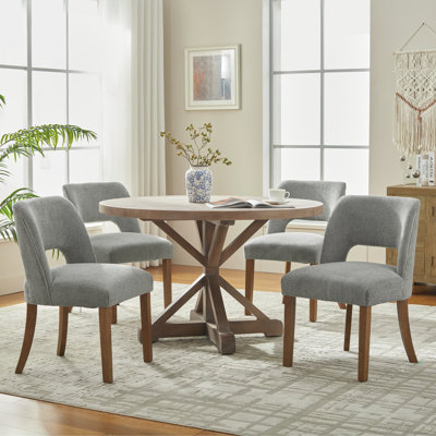 Upholstered Dining Side Chairs Set of 4