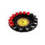 Fixturedisplays® - Ensemble de jeu de roulette en verre, 2 verres et 16 verres 16869