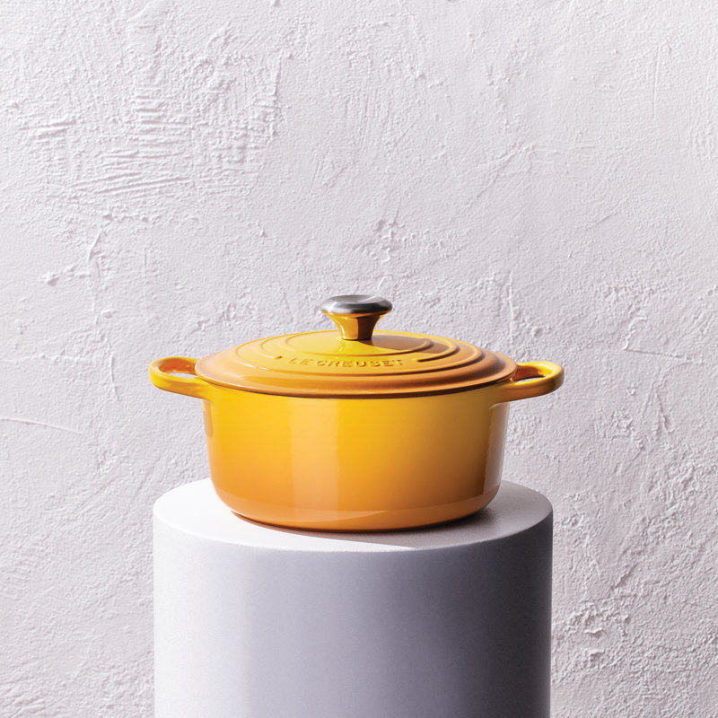 Le Creuset Cast Iron Round Casserole, Nectar, 28cm / 6.7L