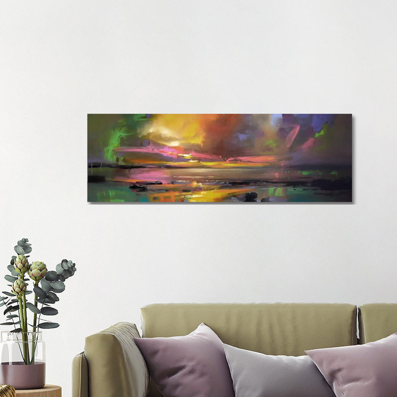 Electric Sky by Scott Naismith - Wrapped Canvas Panoramic Painting, 121.92 cm H x 40.64 cm W x 1.91 cm D