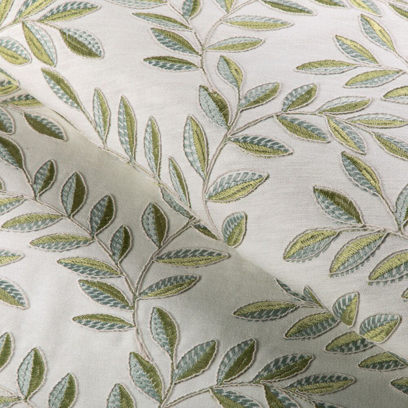 Kravet Basics - 37145-3, White/Green/Spa